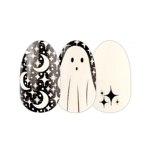 Color Street TOO GHOUL FOR YOU Ghost Glow In The Dark Halloween Moon Stars - Picture 1 of 10